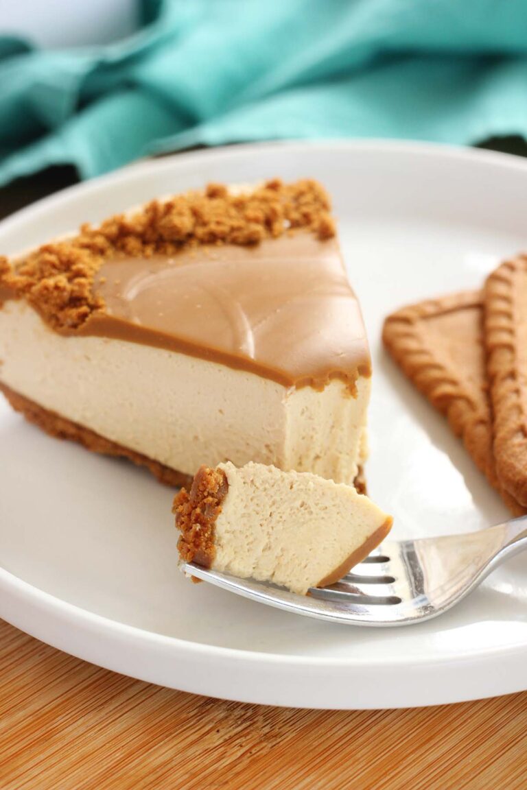 No Bake Biscoff Cheesecake