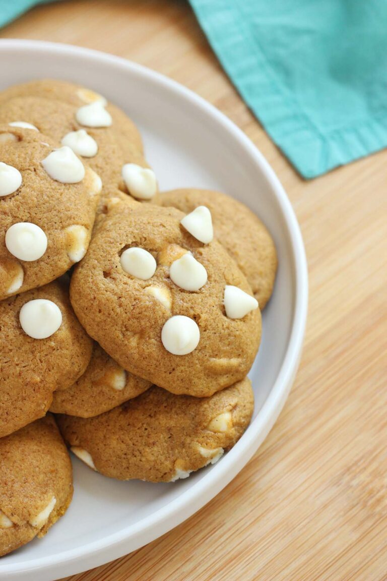 Pumpkin White Chocolate Chip Cookies