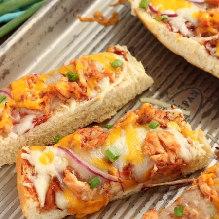 BBQ chicken french bread pizza.