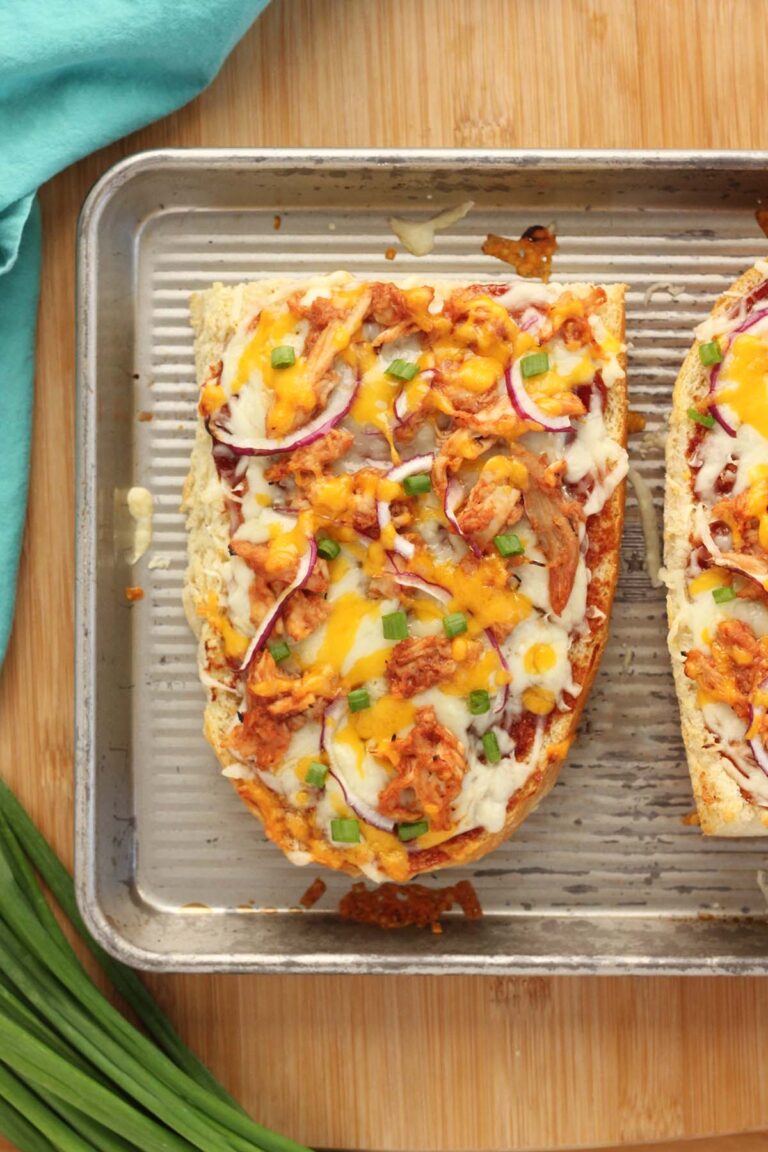 BBQ Chicken French Bread Pizza