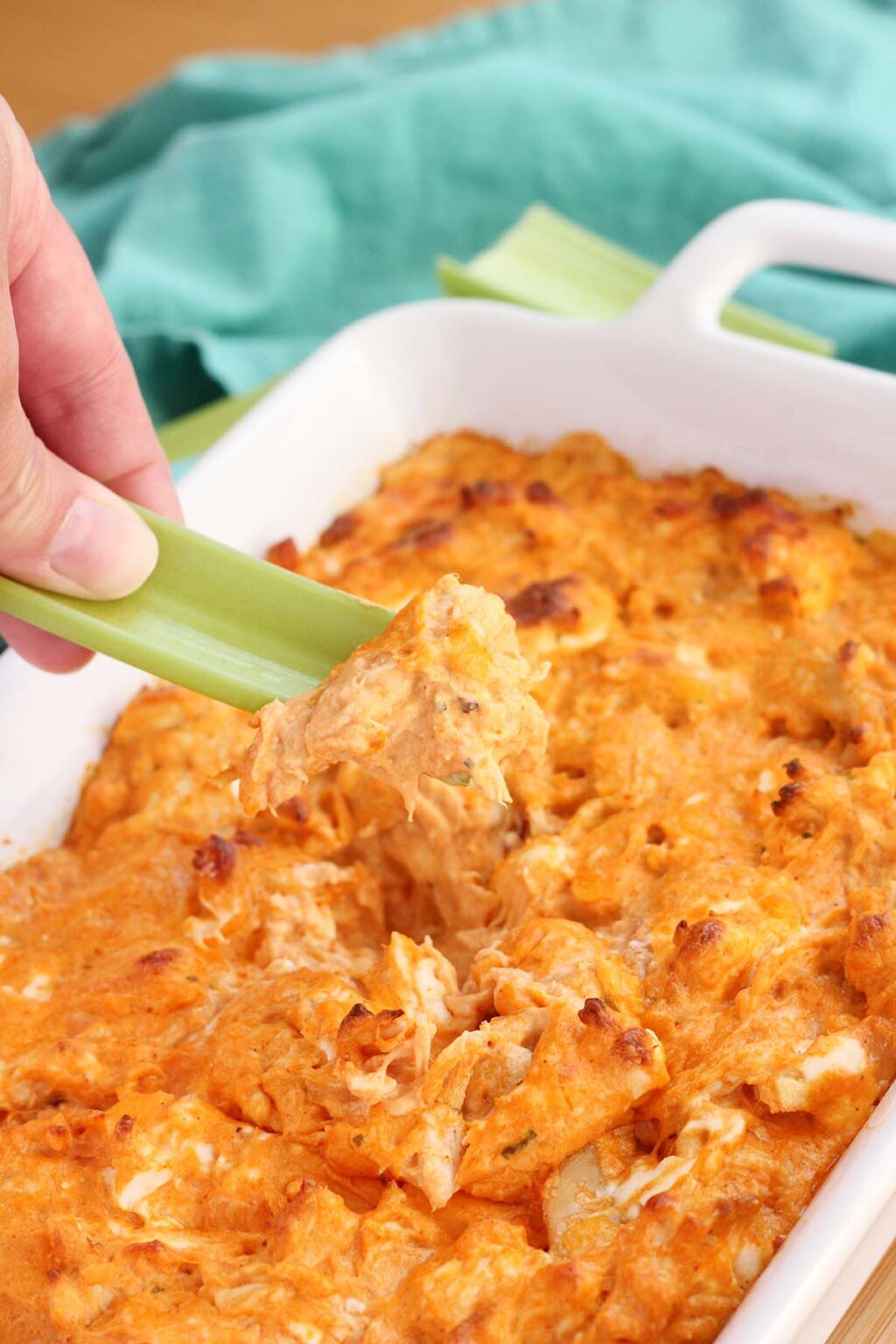 Easy Buffalo Chicken Dip Recipe One Sweet Appetite